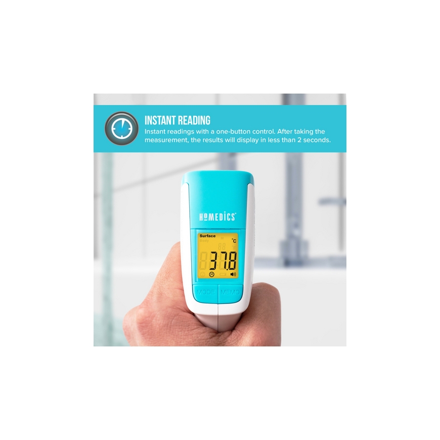 HoMedics TE-350-EU käeshoitav termomeeter Valge F, °C – 2