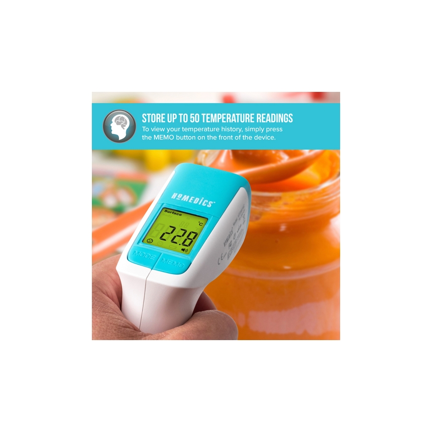HoMedics TE-350-EU переносной термометр Белый F, °C – 3