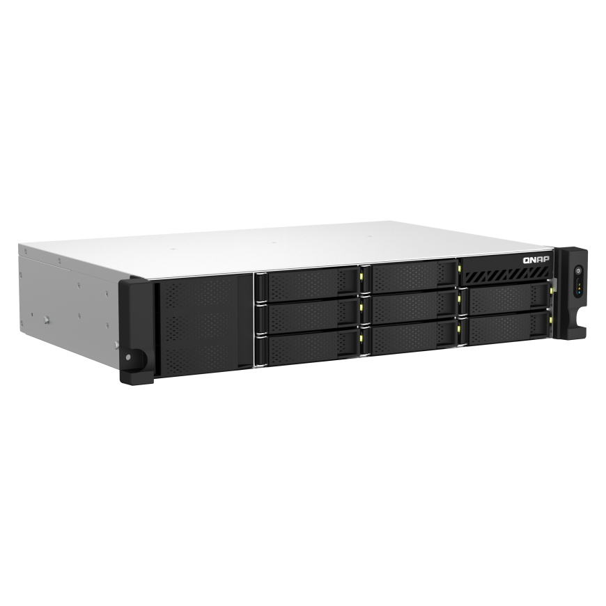 QNAP TS-873AeU-RP NAS Rack (2U) Ryzen Embedded V1500B 4 GB DDR4 0 TB QuTS hero Melns – 3