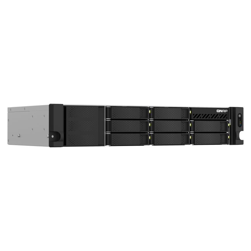 QNAP TS-873AeU-RP NAS Püstik (2U) Ryzen Embedded V1500B 4 GB DDR4 0 TB QuTS hero Must – 4