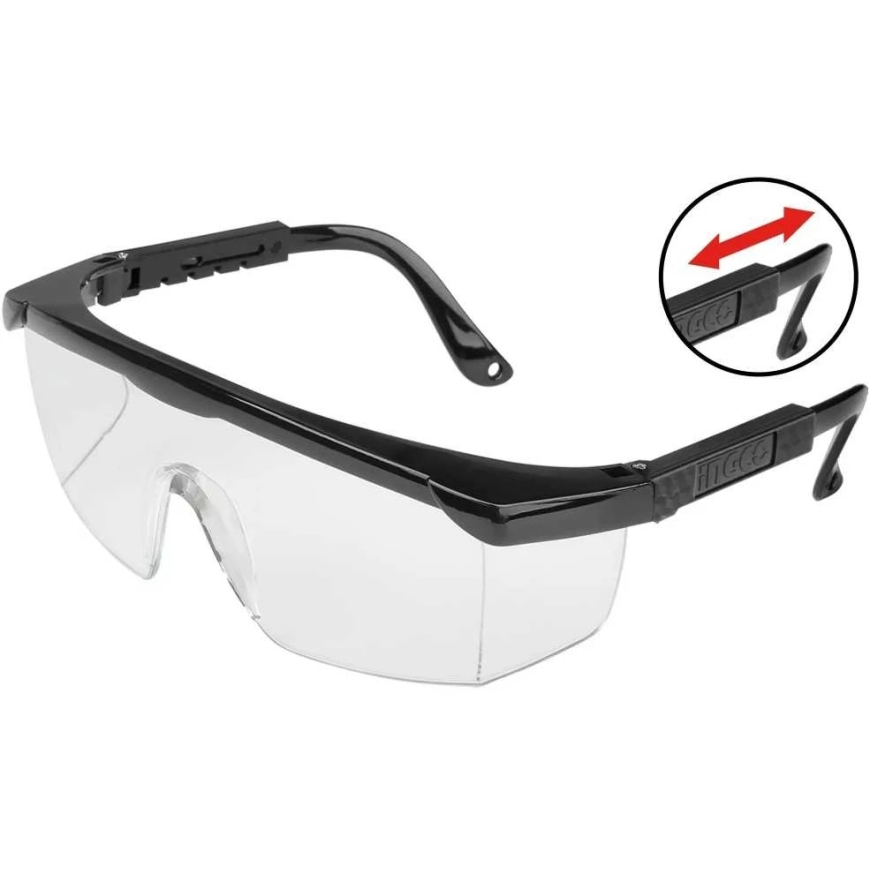 Ingco HSG04 clear protective glasses, 6.6 l