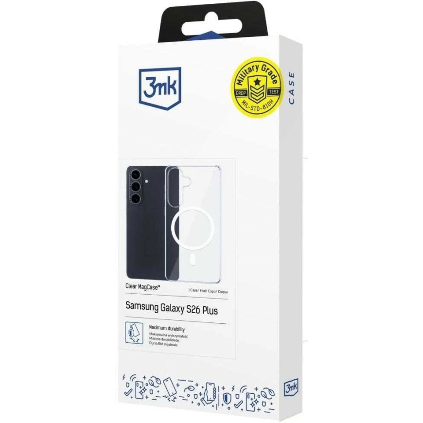 3mk Clear MagCase for Samsung S942 S26 – 3
