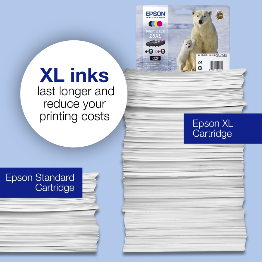 Epson Singlepack Black 26XL Claria Premium Ink – 5