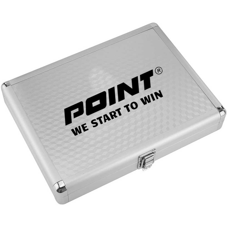 Silver aluminum case Point