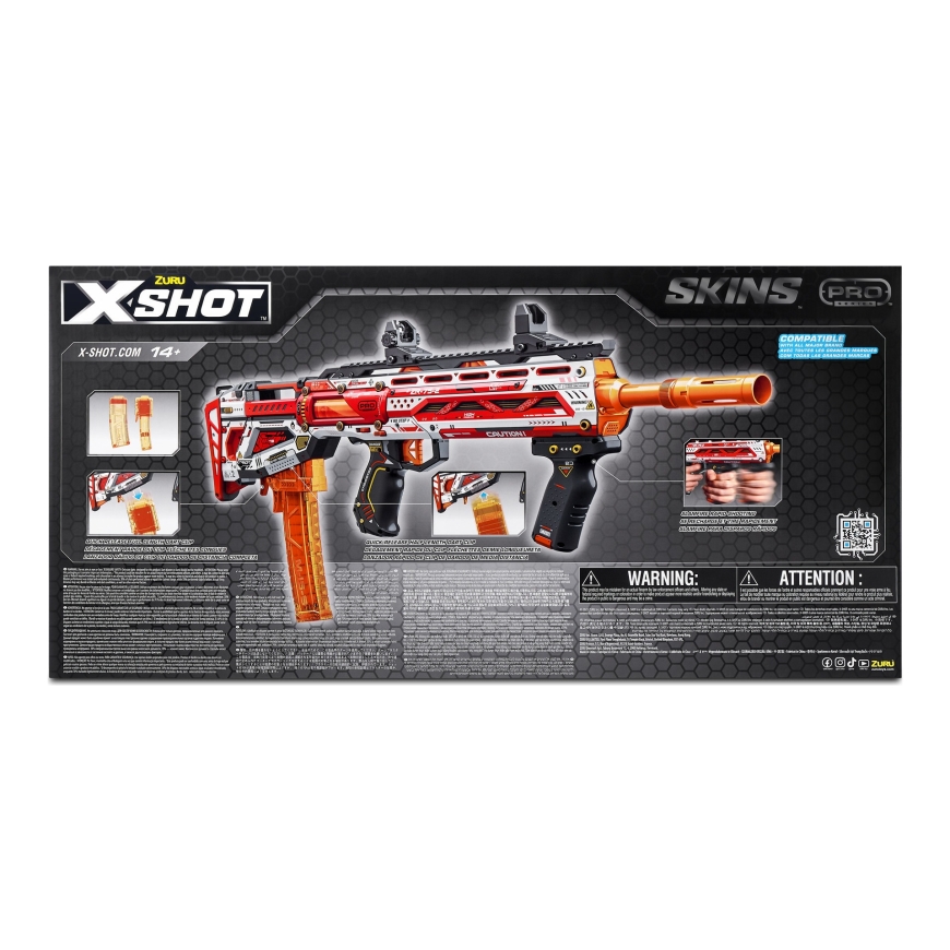 Usorteret XShot X SHOT SKINS PRO - SERIES 1 SINISTER- 40 Darts - (36600) – 3