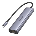 Ugreen USB-C to 2*USB3.0+HDMI+RJ 45+SD&TF+PD port Hub Ugreen USB-C to 2*USB3.0+HDMI+RJ 45+SD&TF+PD port Hub