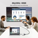 Ugreen USB-C to 2*USB3.0+HDMI+RJ 45+SD&TF+PD port Hub Ugreen USB-C to 2*USB3.0+HDMI+RJ 45+SD&TF+PD port Hub