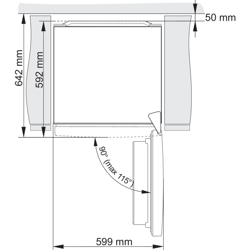 Gorenje NRK6192AXL4 Eraldiseisev 300 l E Hall
