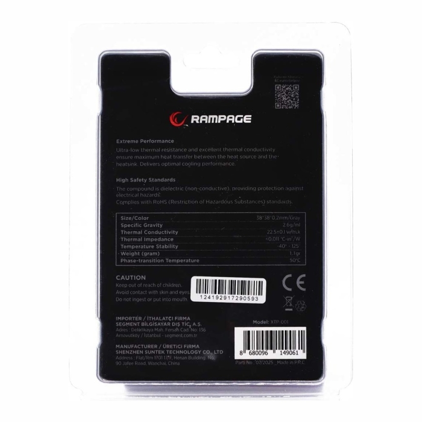 RAMPAGE TERMOPAD XTP-001 – 2