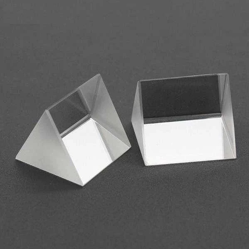 OEM Triangular Optical Prism 25x25x25mm - Glass – 3