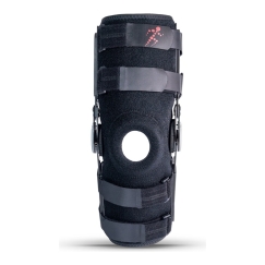 Long Open Knee Brace "Stabilmax O-1243/L REHAFUND", Black