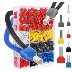 Eurokomp Double Insulated Cable Terminal Set, 750 pcs. E6353