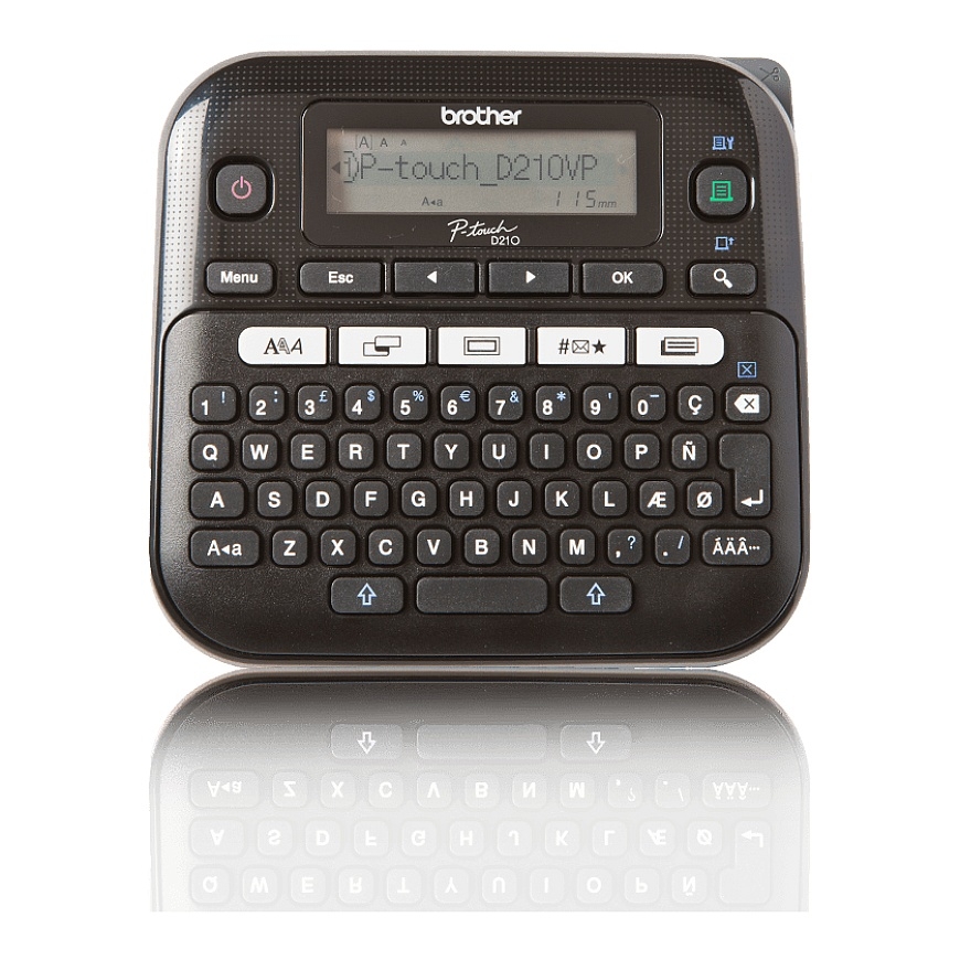 Brother PT-D210VP sildiprinter Termosiirde printimismeetod 180 x 180 DPI 20 mm/s QWERTY