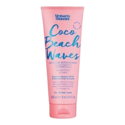 Umberto Giannini Coco Beach Waves matu šampūns mitrinošs, 250 ml