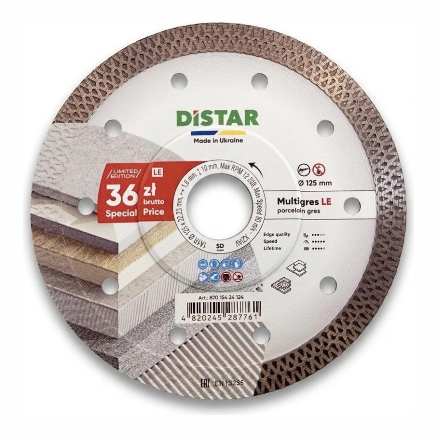 DISTAR Dimanta disks MULTIGRES 125 x