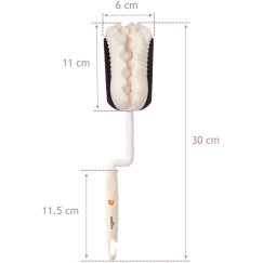 SPECTRA BOTTLE AND NIPPLE BRUSH SET, VANILLA
