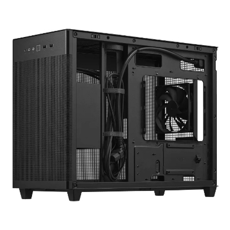 ASUS PRIME AP201 MicroATX Mini Tower Melns – 3