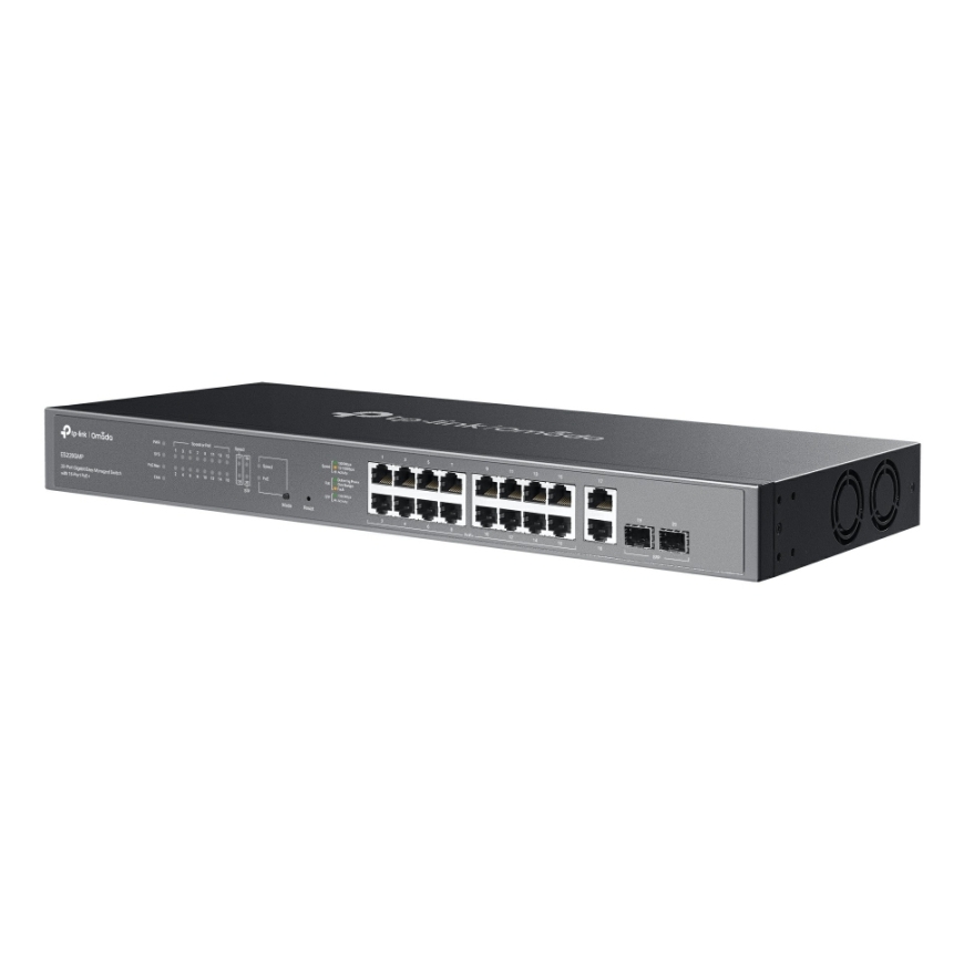 TP-Link Omada ES220GMP network switch Managed L2 Gigabit Ethernet (10/100/1000) Power over Ethernet (PoE) Black – 3
