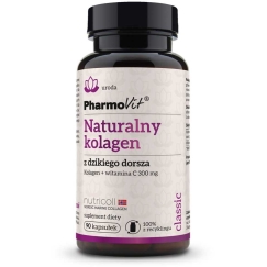 Pharmovit Natural Wild Cod Collagen Dietary Supplement, 90 Capsules