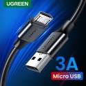 Cable UGREEN 60135 (Micro USB M - USB 3.0 M 0.50m black) Cable UGREEN 60135 (Micro USB M - USB 3.0 M 0.50m black)
