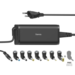 Hama 00200003 mobiililaitteen laturi Kannettava tietokone Musta AC Sisätila