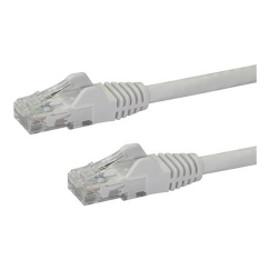 StarTech.com N6PATC10MWH tīkla kabelis Balts 10 m Cat6 U/UTP (UTP)