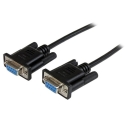 StarTech.com 2m Black DB9 RS232 Serial Null Modem Cable F/F StarTech.com 2m Black DB9 RS232 Serial Null Modem Cable F/F