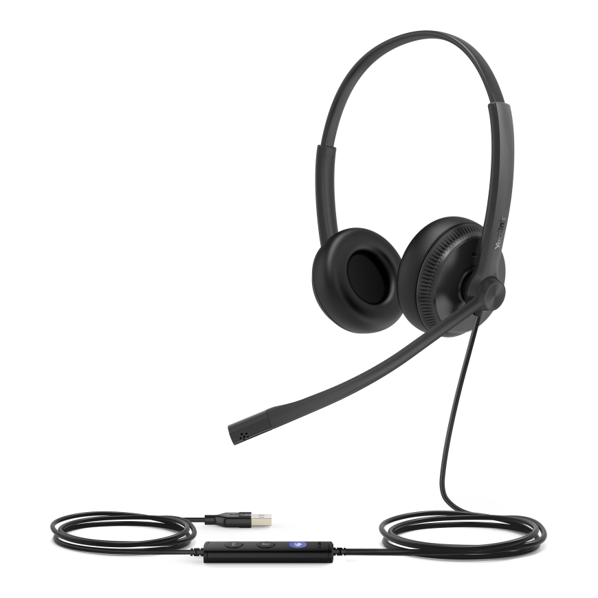 Yealink UH34 Dual Teams Austiņas Vadu Birojs / zvanu centrs USB Type-A Melns – 2