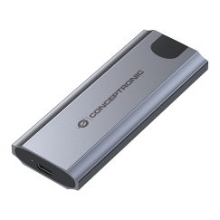 Conceptronic DANTE05G tallennusaseman kotelo SSD-kotelo Harmaa M.2