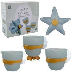 Rubo Toys Little Dutch Bath Play Cups Starfish