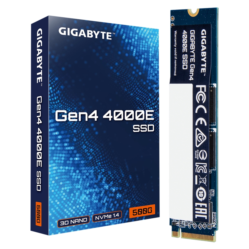 GIGABYTE Gen4 4000E 500 GB M.2 PCI Express 4.0 NVMe 3D NAND – 5