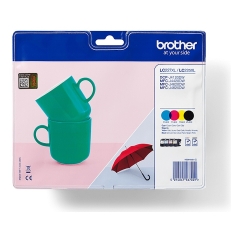Brother LC-227XLVALBP ink cartridge 4 pc(s) Original Black, Cyan, Magenta, Yellow