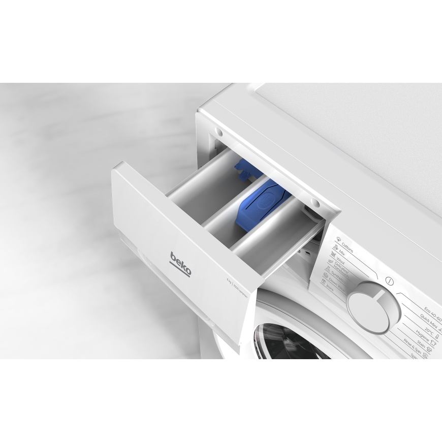 Beko B1WFK2604WEE pesumasin, iseseisev, eeslaetav, pesukapas 6kg, valge – 4