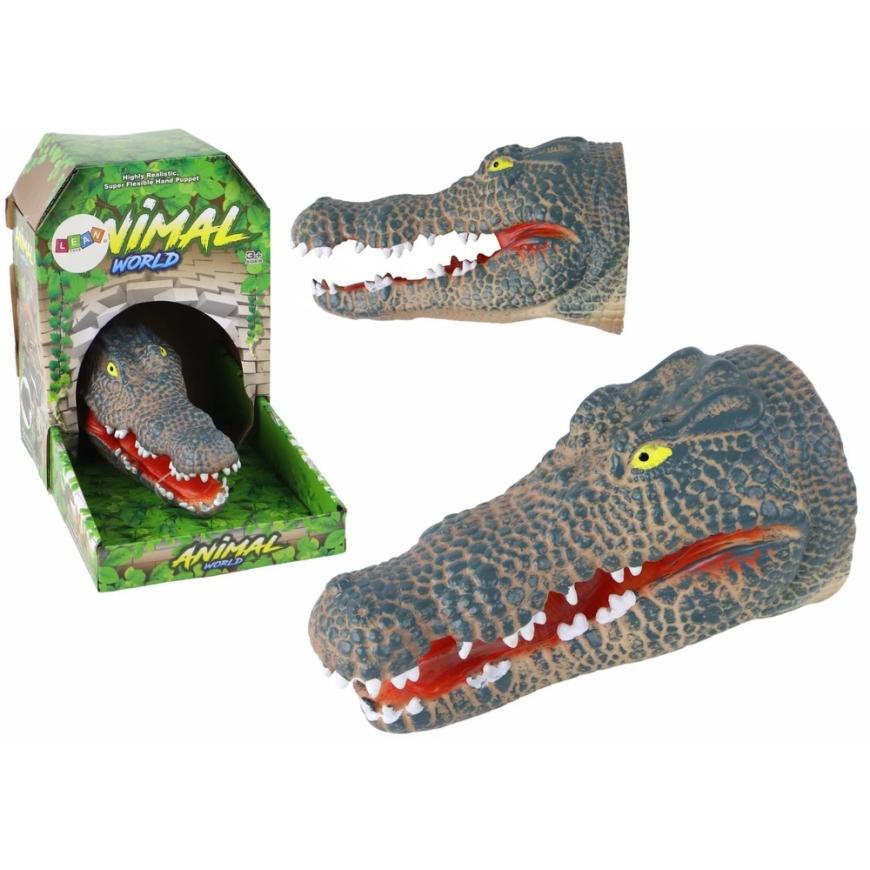 LEAN Toys Rokas lēlis krokodils Lean