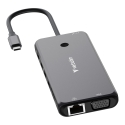 Verbatim CMH-14 USB Veids-C 5000 Mbit/s Sudrabs Verbatim CMH-14 USB Veids-C 5000 Mbit/s Sudrabs