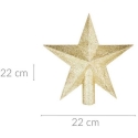 Atmosphera Star Christmas Tree Topper, 22 cm