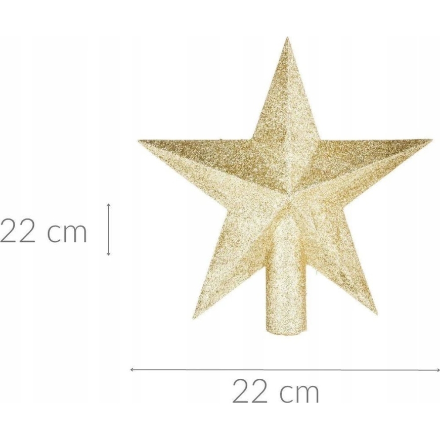 Atmosphera Star Christmas Tree Topper, 22 cm – 3