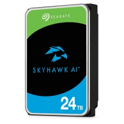 Seagate SkyHawk AI cietā diska draiveris 24 TB 7200 RPM 512 MB 3.5" Serial ATA III