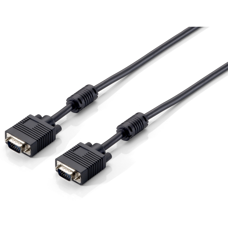 Equip 118811 VGA кабель 3 m VGA (D-Sub) Черный