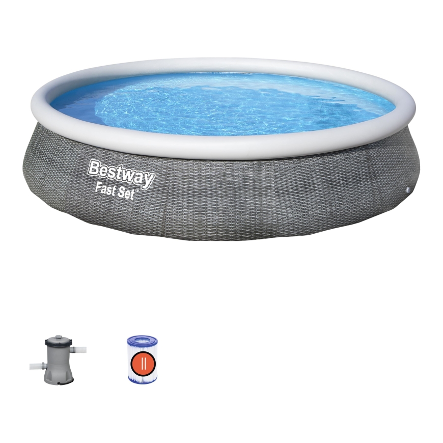 Bestway Fast Set 57376 virszemes baseins