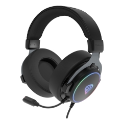 GENESIS Neon 764 Austiņas Vadu Speļu USB Type-A Melns