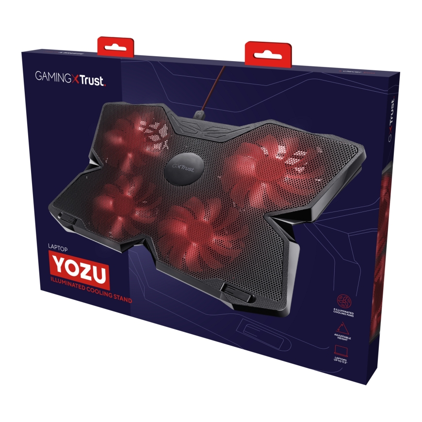 Trust GXT 278 kannettavan tietokoneen jäähdytysalusta 43,9 cm (17.3") musta – 5