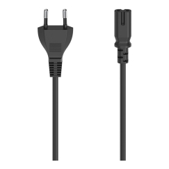 Hama 00200733 power cable Black 2.5 m Power plug type C