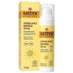 Sattva SunBalance Mineral natūralus kremas apsaugai SPF40 75ml