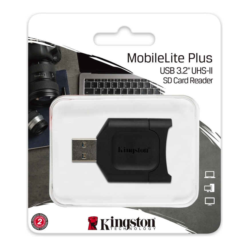 Kingston Technology MobileLite Plus card reader USB 3.2 Gen 1 (3.1 Gen 1) Type-A Black – 3