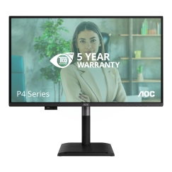 AOC Q27P4U computer monitor 68.6 cm (27") 2560 x 1440 pixels Wide Quad HD Black