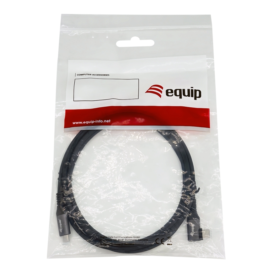 Equip 128893 USB kabelis USB 2.0 3 m USB C Melns – 5