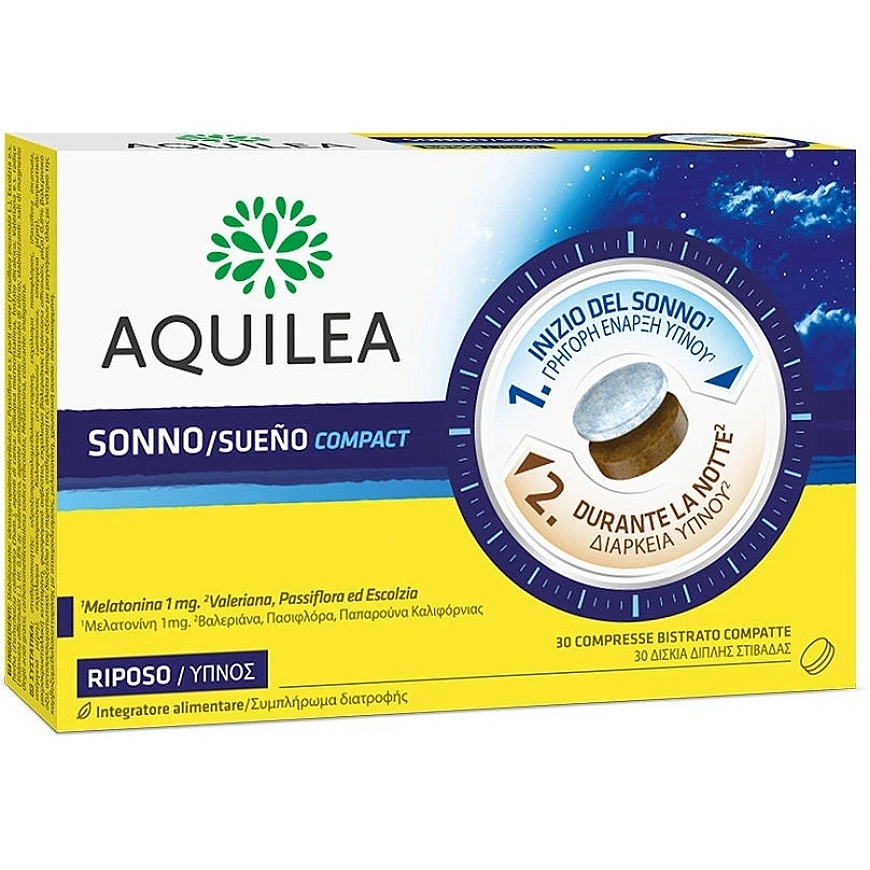 Aquilea SLEEP divkārtu tabletes 30 vienības