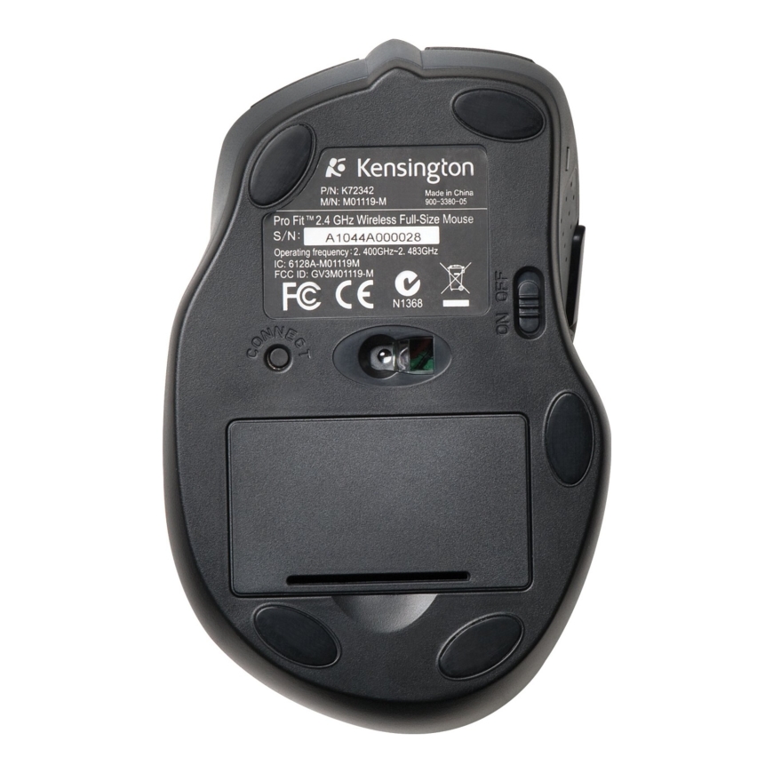 Kensington k72370eu hiir Kontor Mõlemakäeline Raadioside Optiline 1600 DPI – 5