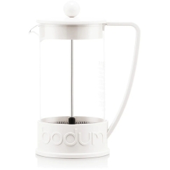 Bodum prantsuse presskann, valmistatud Brasiilias, 1 l, valge